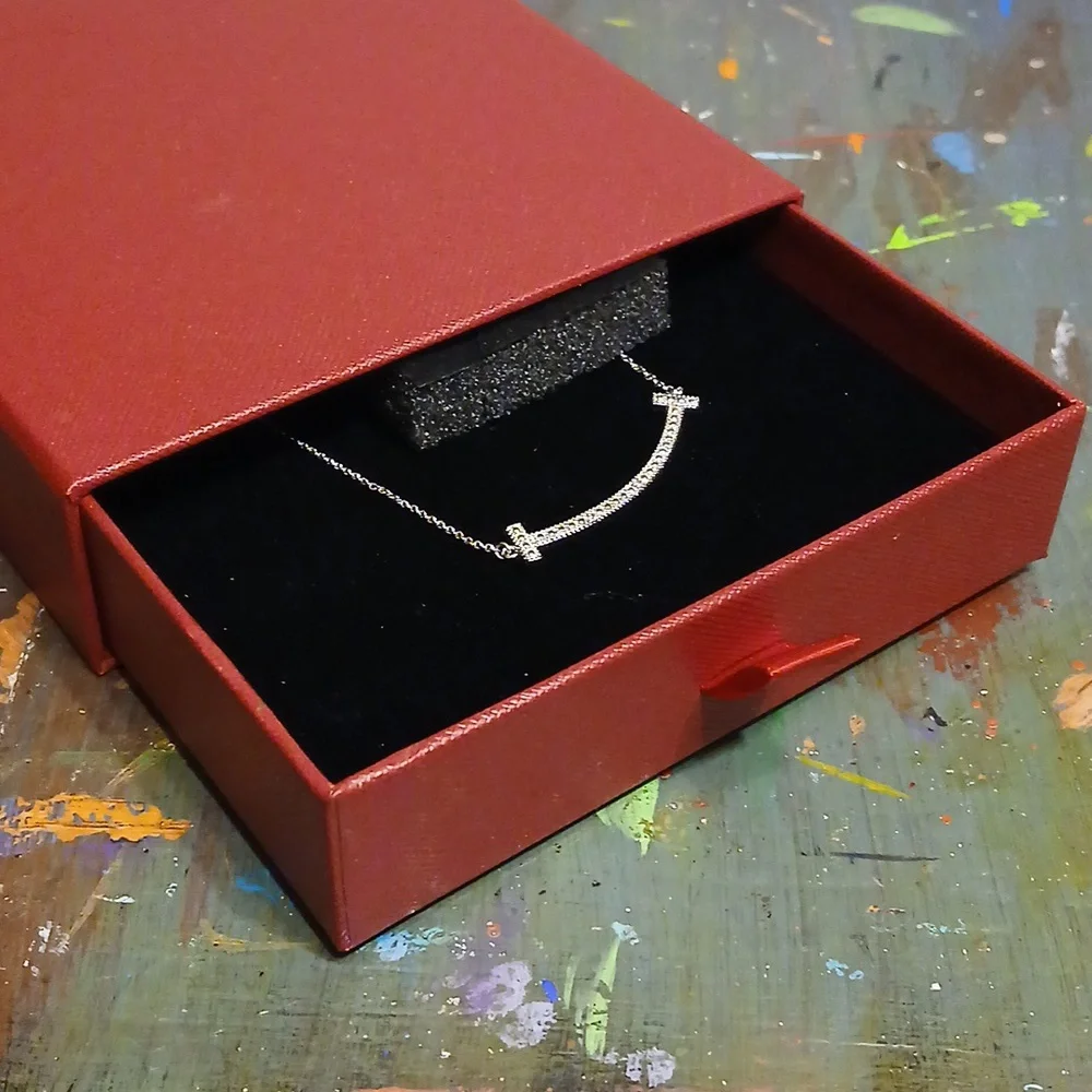 MOISSANITE Sterling Set Silver Necklace & EARRINGS